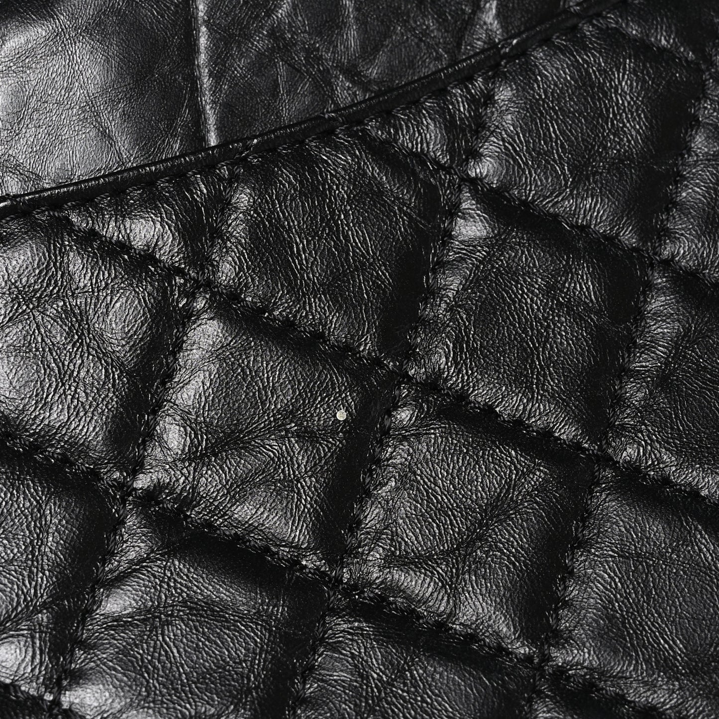 Aged Calfskin Quilted 2.55 Reissue 226 Flap So Black