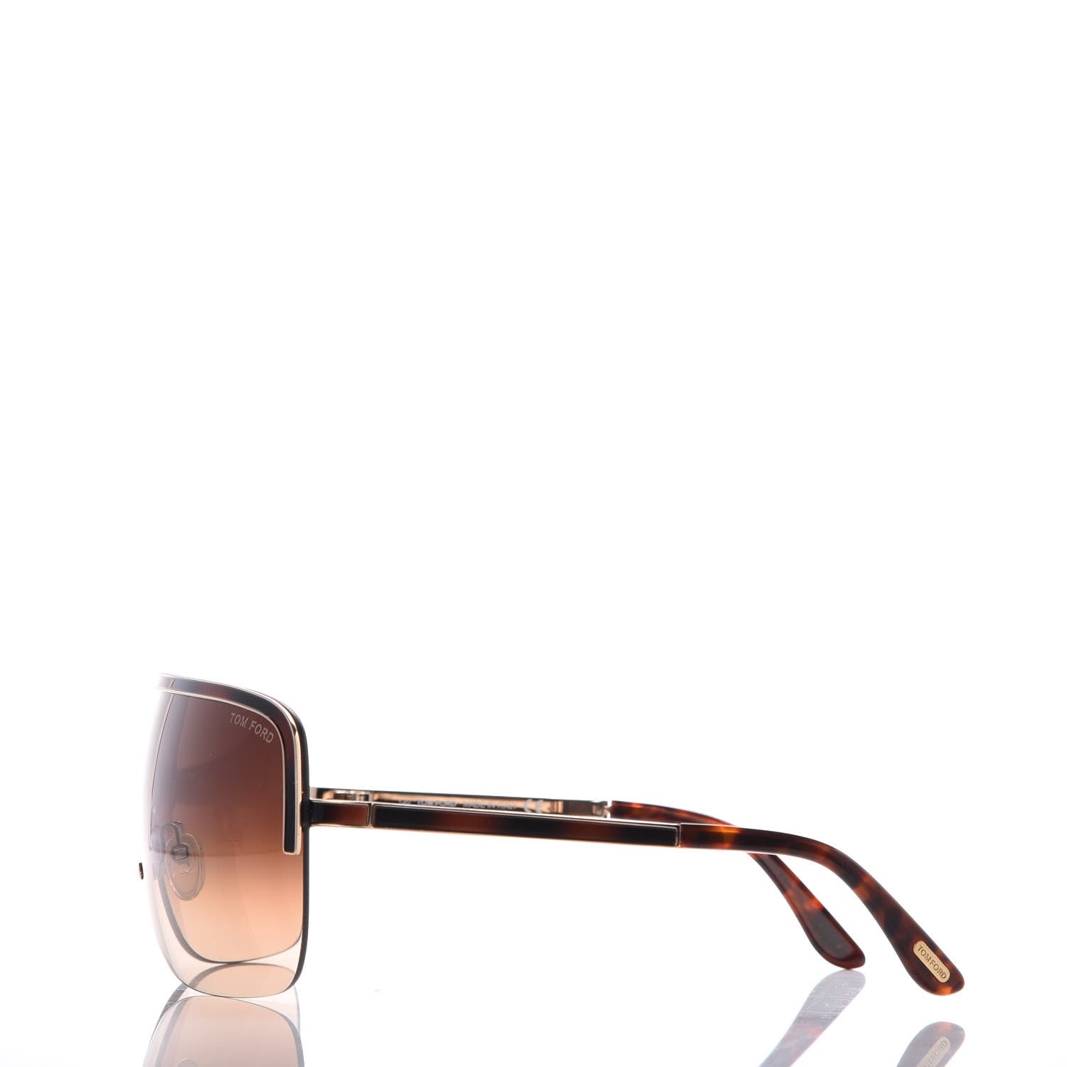 Tom Ford Gianna Shield Sunglasses TF138 Brown 3 of 6