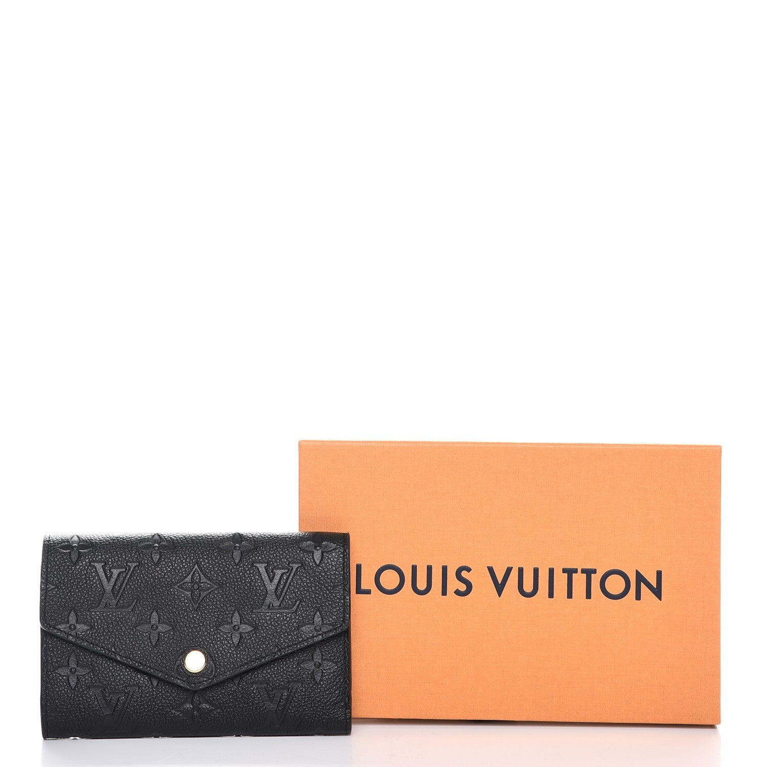 Louis Vuitton Empreinte Compact Curieuse Wallet Black 8 of 8