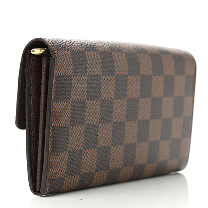 Louis Vuitton Damier Ebene Sarah Wallet 3 of 7