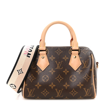 Louis Vuitton Monogram Speedy Bandouliere 20 Black 1 of 10