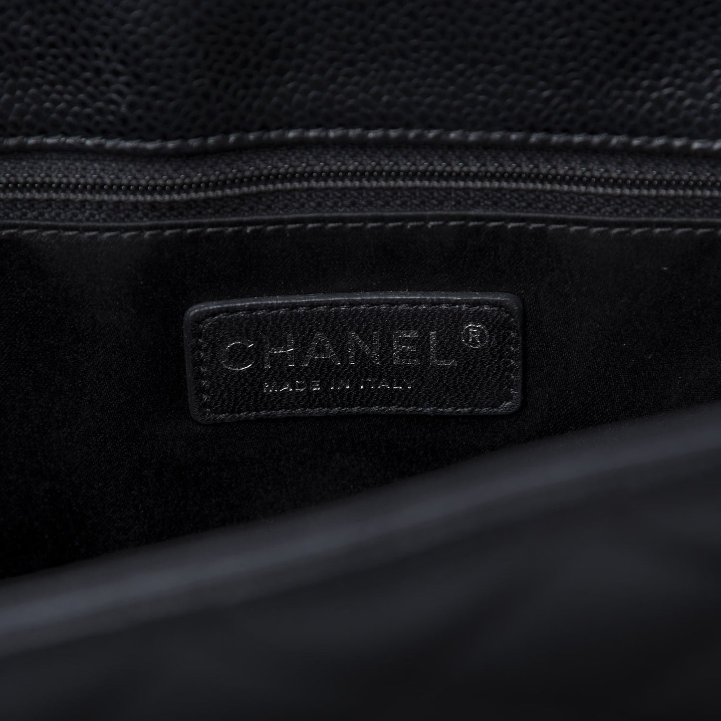 Caviar Quilted Grand Shopping Tote GST Black