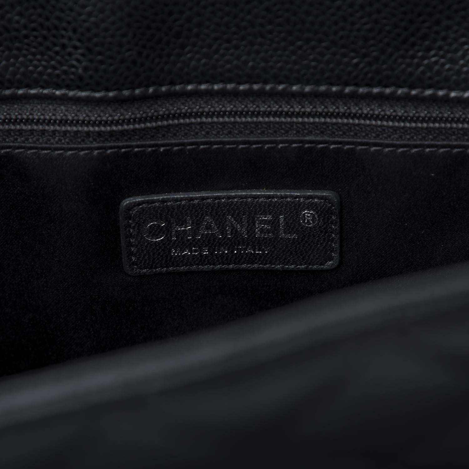 Chanel Caviar Quilted Grand Shopping Tote GST Black 8 of 9