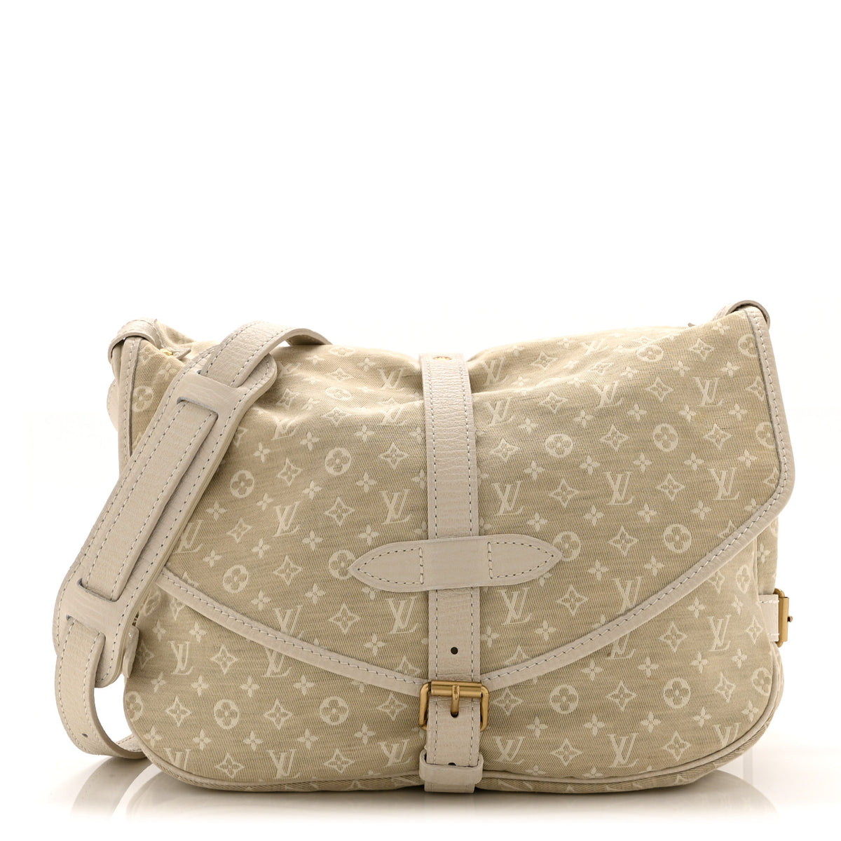 Monogram Mini Lin Saumur Dune