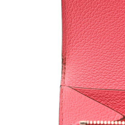 Hermes Evercolor Constance Compact Passant Wallet Rose Azalee 8 of 10