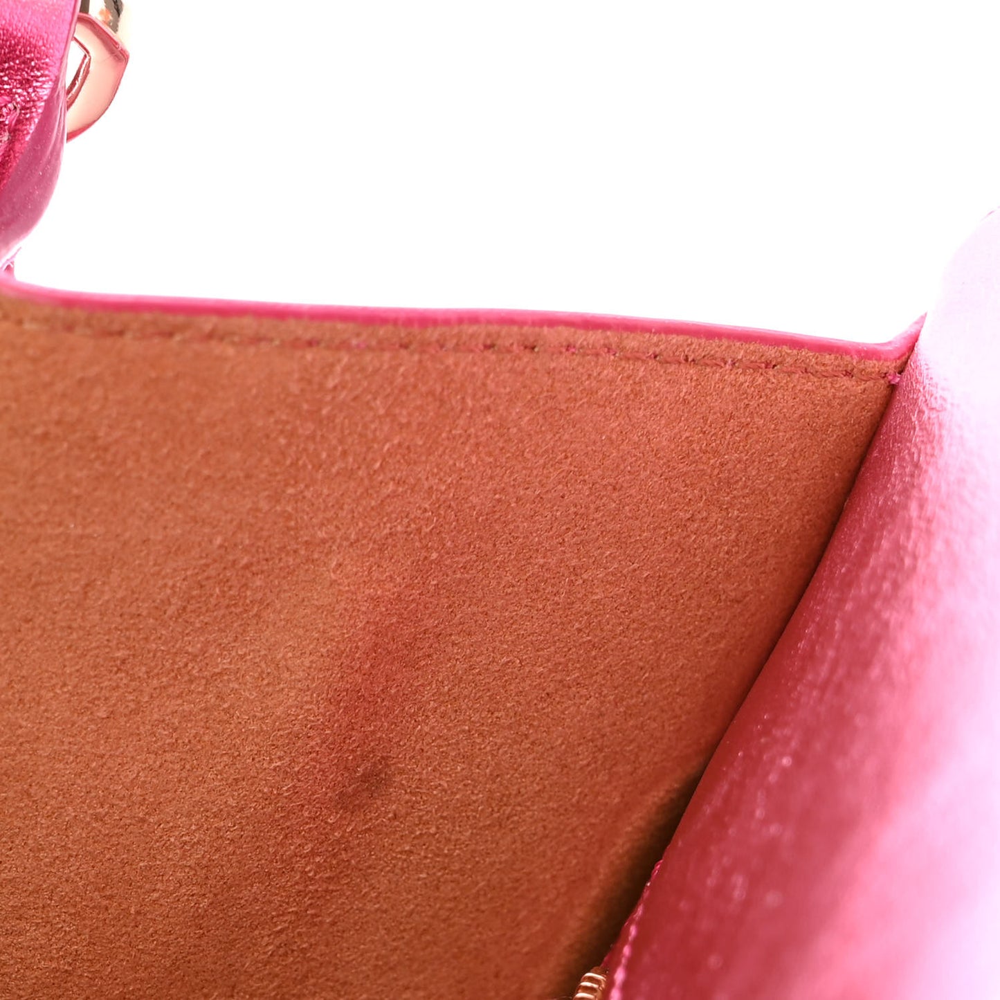 Metallic Calfskin Quilted Patricia Crossbody Bag Viva Lila