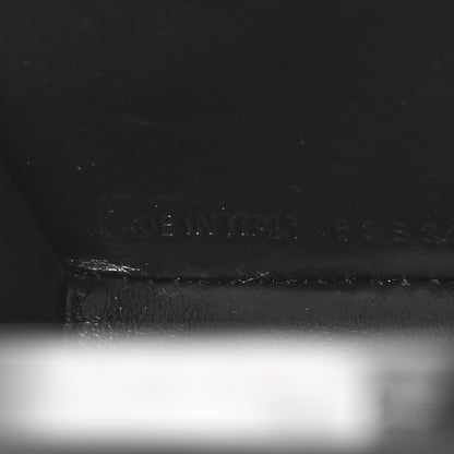 Balenciaga Recycled Plastic Calfskin Embossed Mini Lunch Box Case with Strap Black 7 of 11