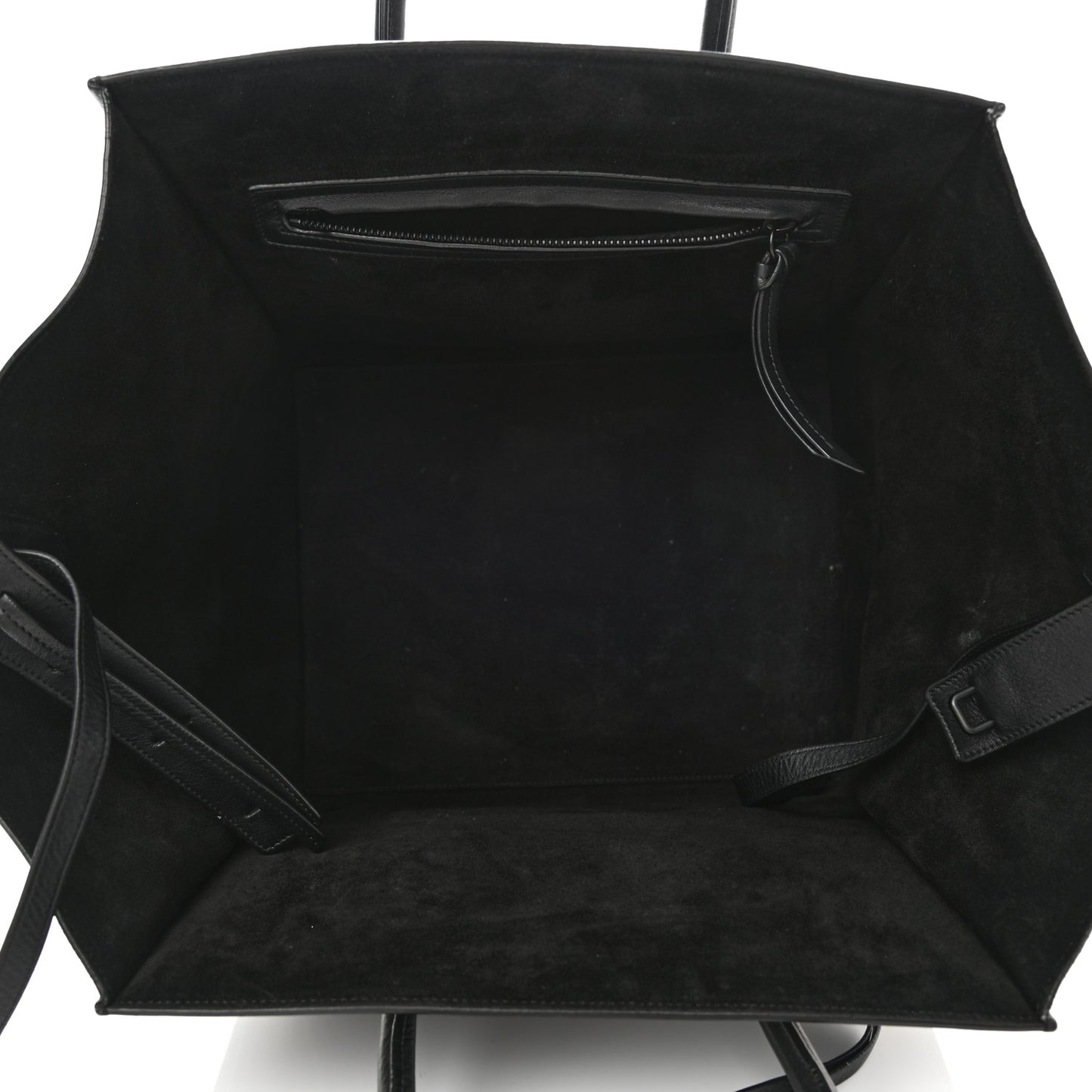 Smooth Calfskin Medium Phantom Luggage Black