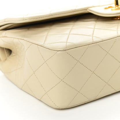 Chanel Lambskin Quilted Small Double Flap Beige 9 of 13