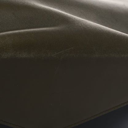 Prada City Calfskin Convertible Top Handle Tote Militare Green Black 12 of 14