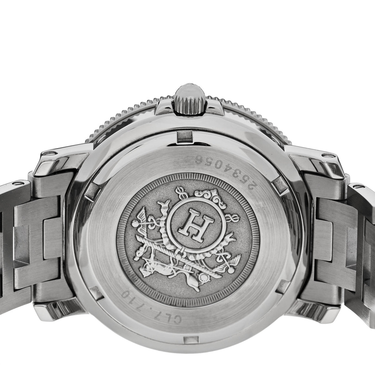 Stainless Steel 38mm Clipper Diver Quartz Watch White