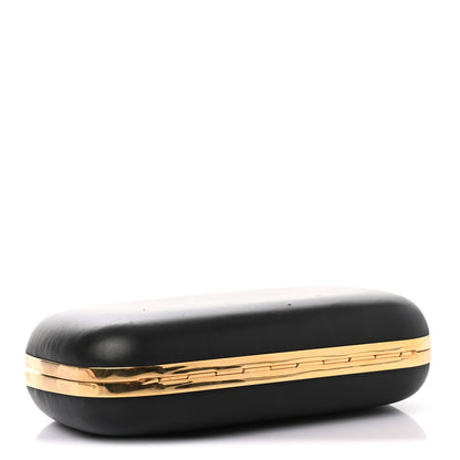 Alexander McQueen Nappa Skull Knuckle Duster Box Clutch Black 4 of 7