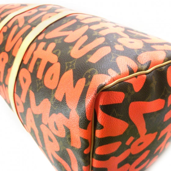 Louis Vuitton Monogram Graffiti Keepall 50 Orange 5 of 9