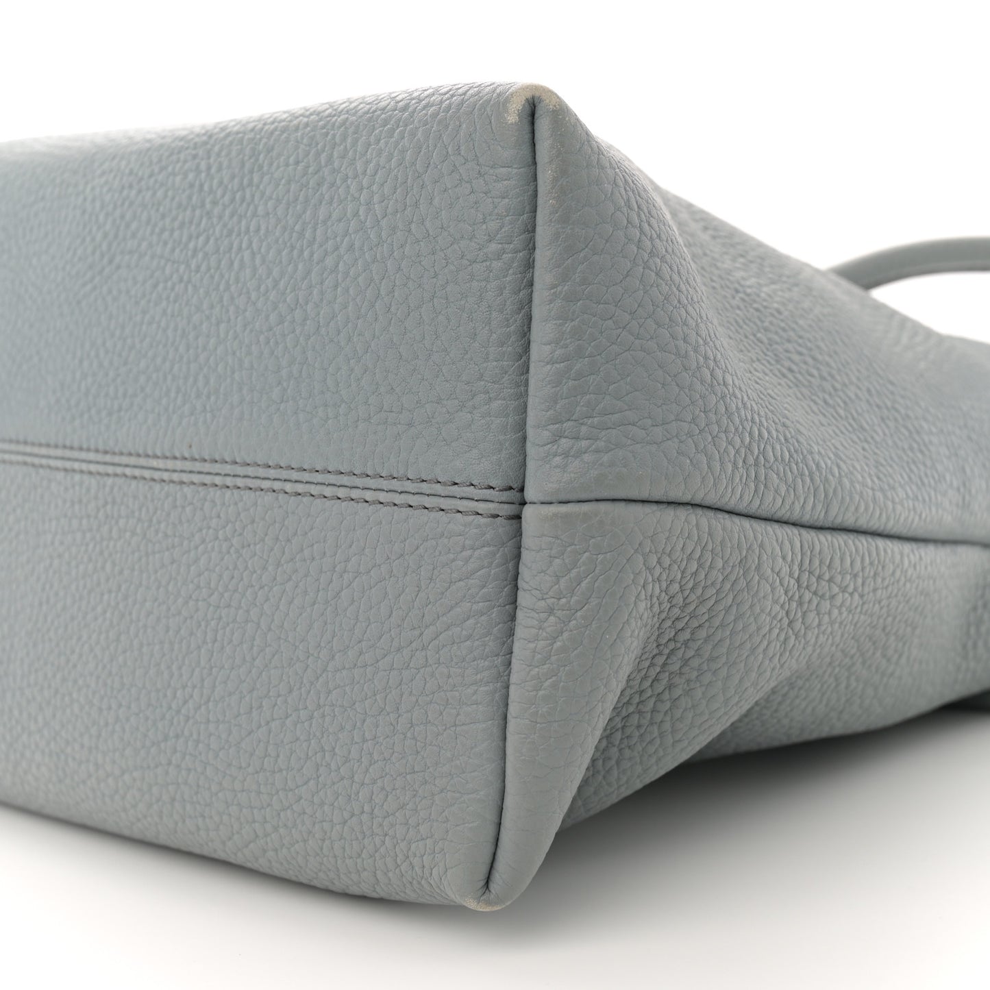London Grainy Calfskin Medium Baynard Tote Sky Blue