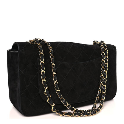 Chanel Suede Calfskin Small Souplissimo Maxi Flap Black 3 of 11
