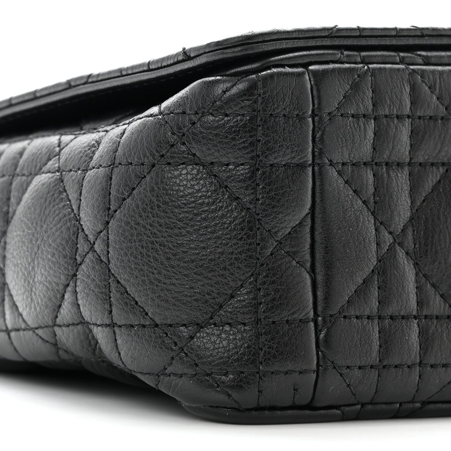 Christian Dior Calfskin Cannage Small Caro Bag Black 9 of 10