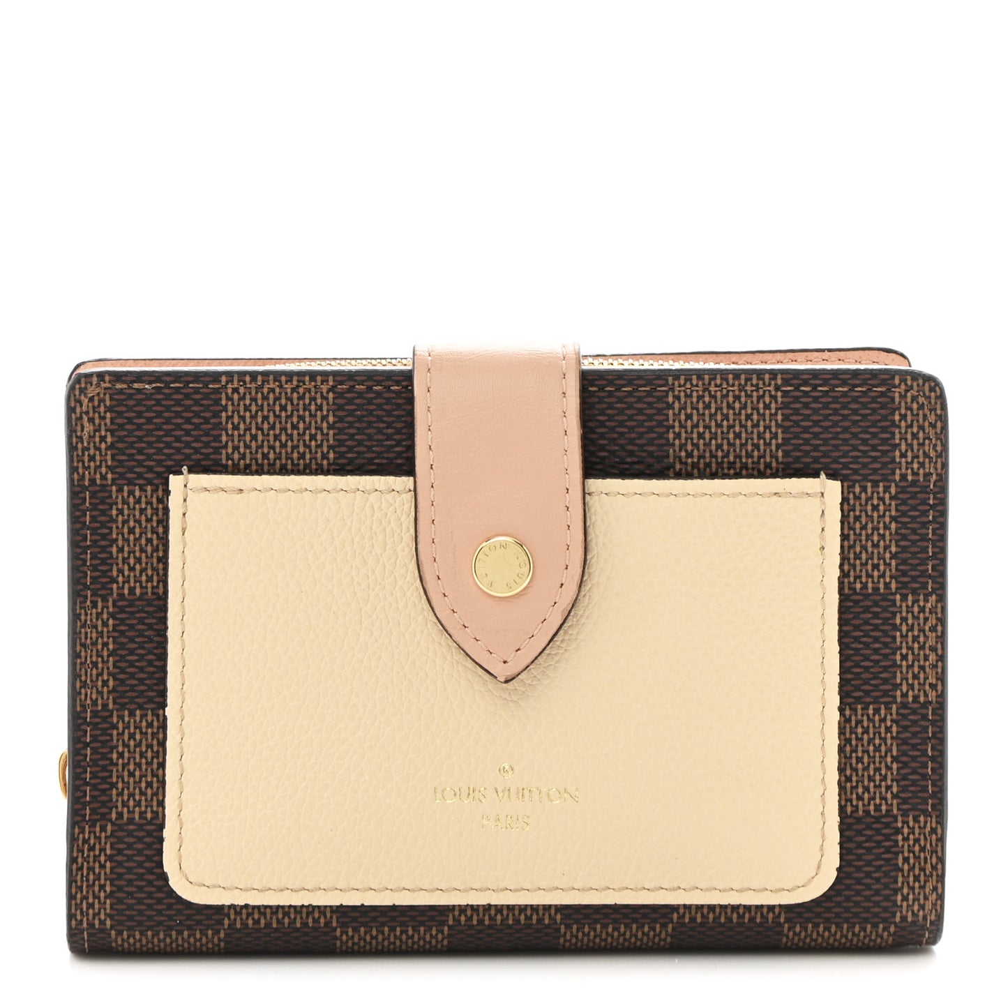 Damier Ebene Juliette Wallet Creme
