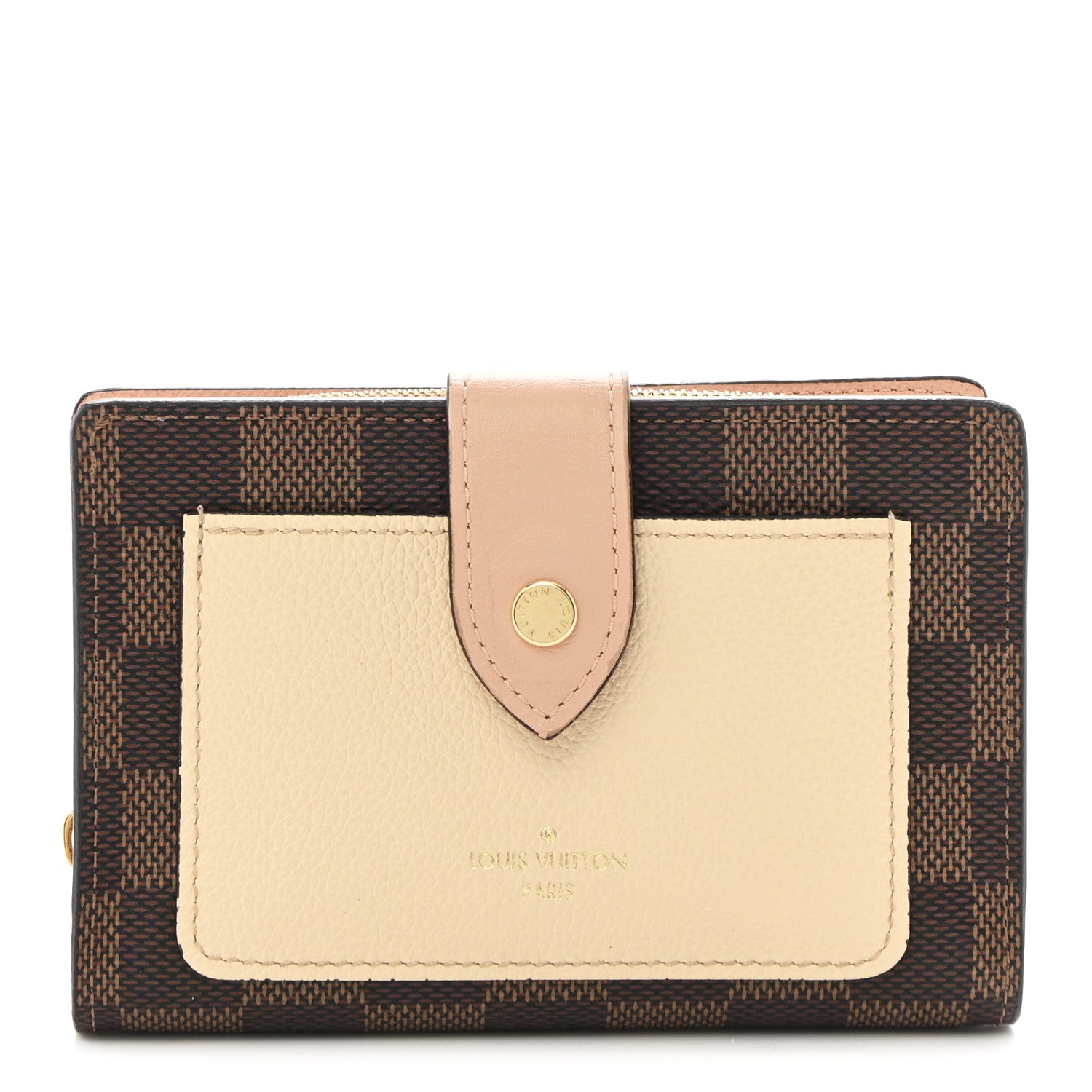 Louis Vuitton Damier Ebene Juliette Wallet Creme 1 of 8