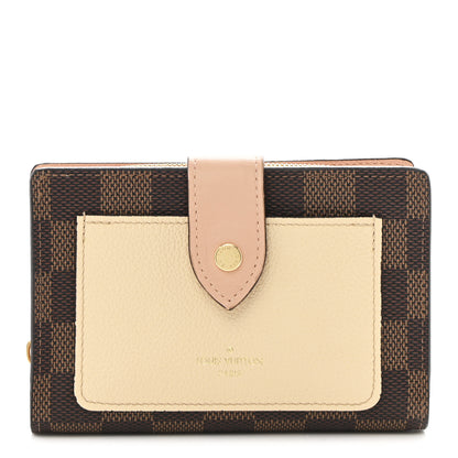 Louis Vuitton Damier Ebene Juliette Wallet Creme 1 of 8