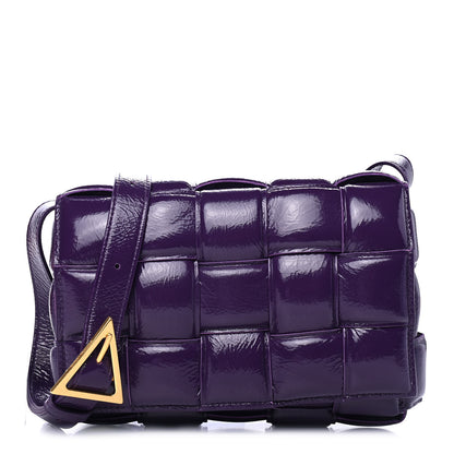 Bottega Veneta Textured Deerskin Maxi Intrecciato Padded Cassette Crossbody Bag Raisin 1 of 4