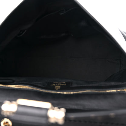 Lanvin Goatskin Medium Trilogy Cabas Black 5 of 14