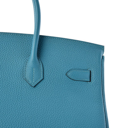 Hermes Togo Birkin 35 Turquoise 32 of 33