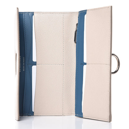 Burberry Grainy Calfskin D-Ring Continental Wallet Stone 5 of 6