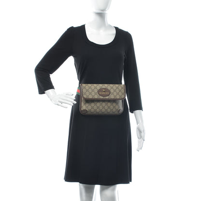 Gucci GG Supreme Monogram Neo Vintage Web Belt Bag Brown 2 of 9