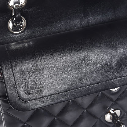 Chanel Lambskin Quilted Small Double Flap Black 10 of 11
