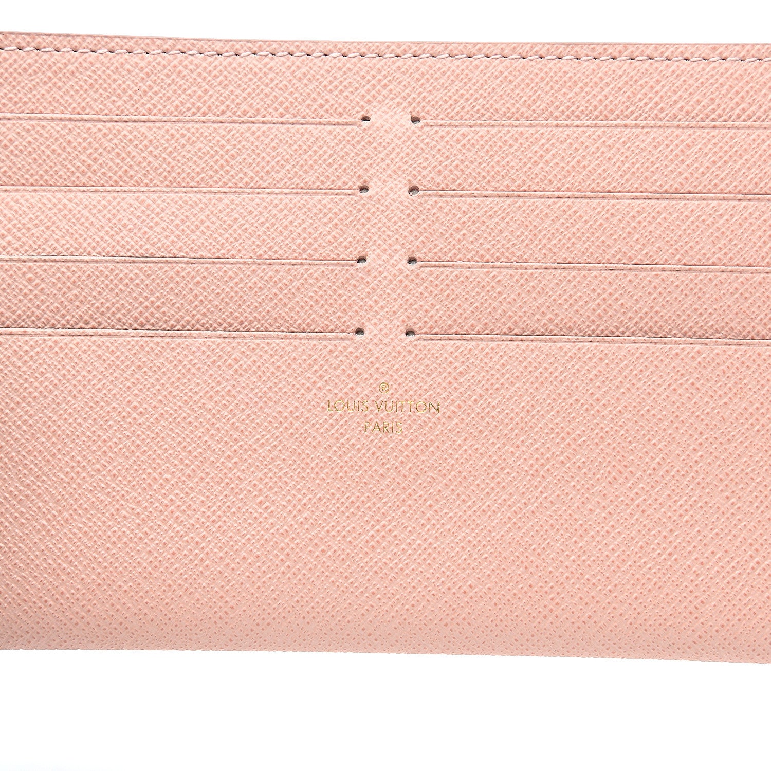Louis Vuitton Calfskin Felicie Card Holder Insert Rose Ballerine 4 of 5