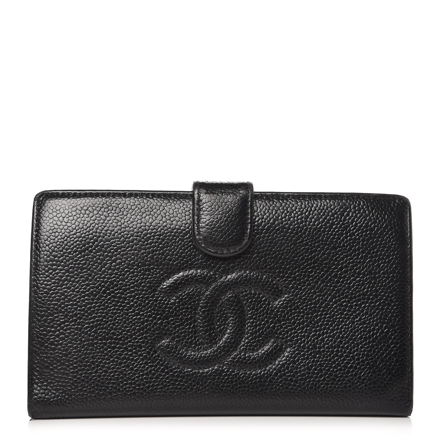 Chanel Caviar Timeless CC French Wallet Black 1 of 11