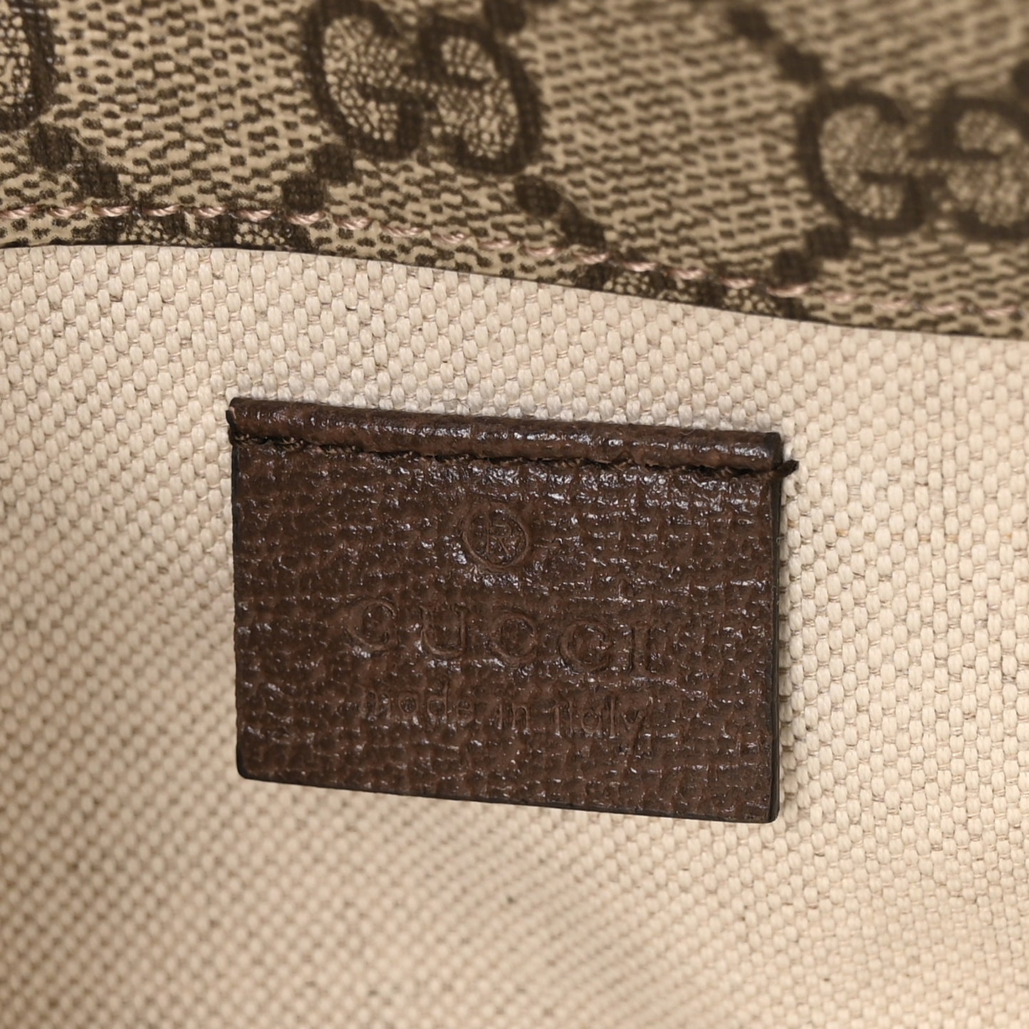 GG Supreme Monogram Web Small Neo Vintage Double Flap Messenger Bag Beige New Acero