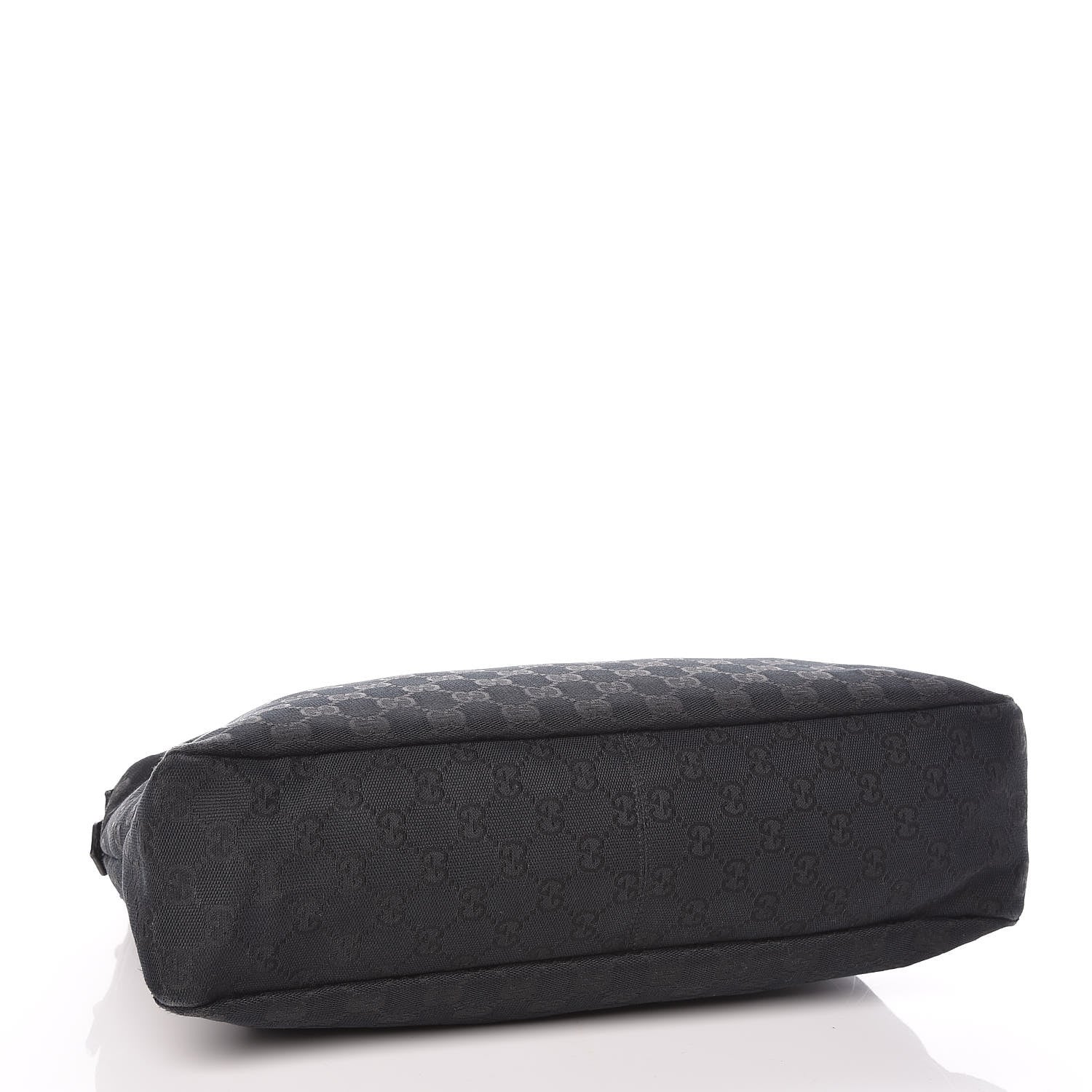 Gucci Monogram Medium Horsebit Chain Hobo Black 4 of 9