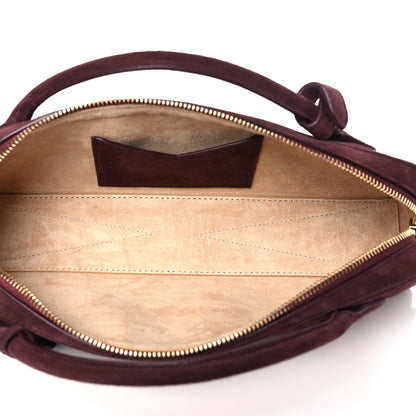 Alaia Suede Goatskin Teckel Clutch Rouge Grenat 6 of 10