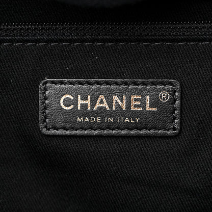 Chanel Woven Straw Raffia Medium Deauville Tote Black 6 of 10