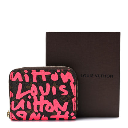 Louis Vuitton Monogram Graffiti Zippy Coin Purse Fuchsia 7 of 7