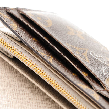 Louis Vuitton Monogram Dentelle Sarah Wallet Silver 11 of 11