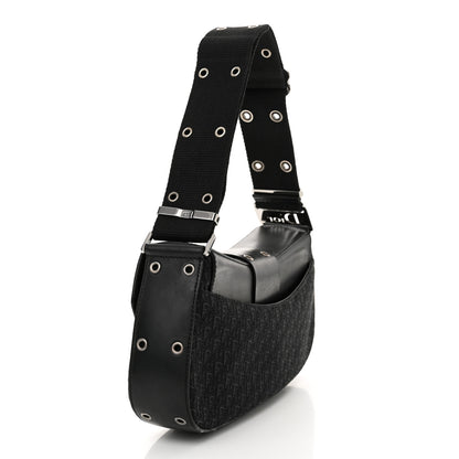 Christian Dior Monogram Calfskin Street Chic Columbus Ave Bag Black 3 of 13