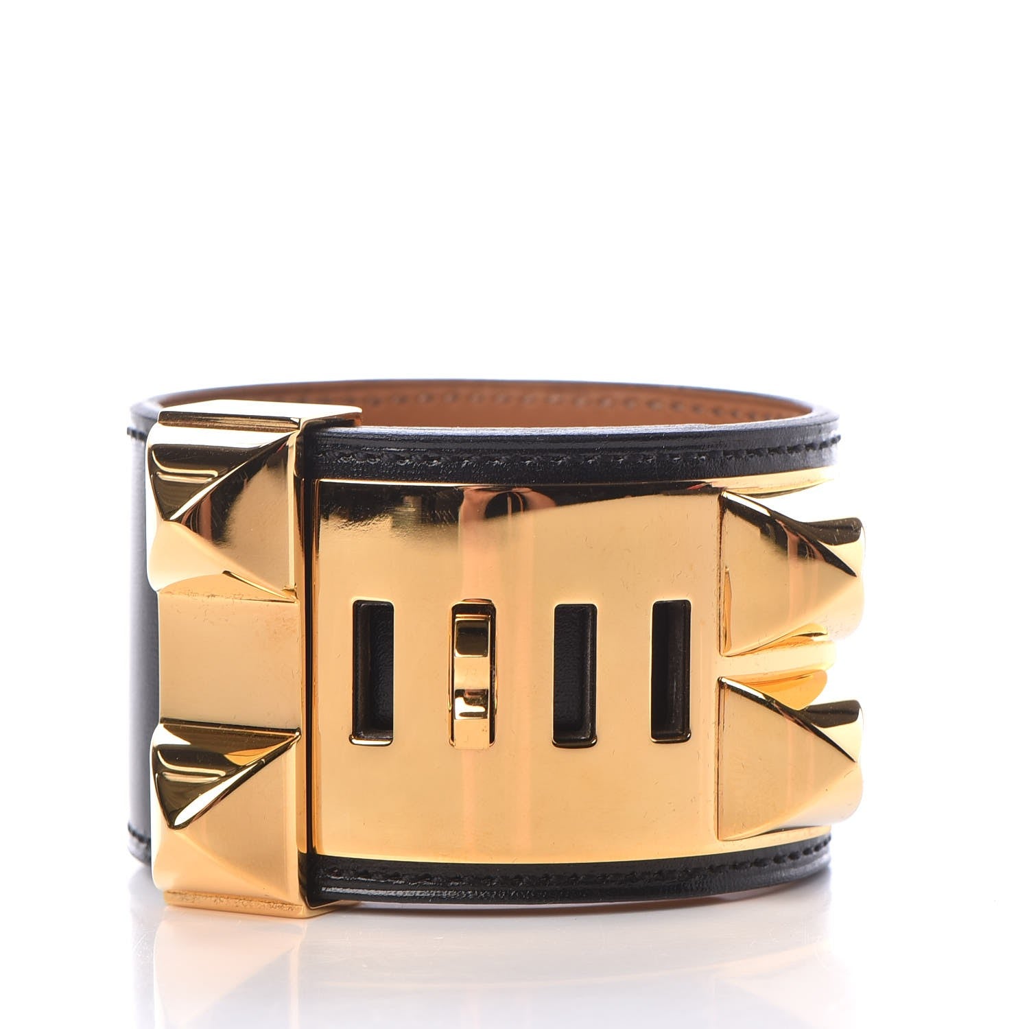 Hermes Box Collier De Chien CDC Bracelet S Black 3 of 8