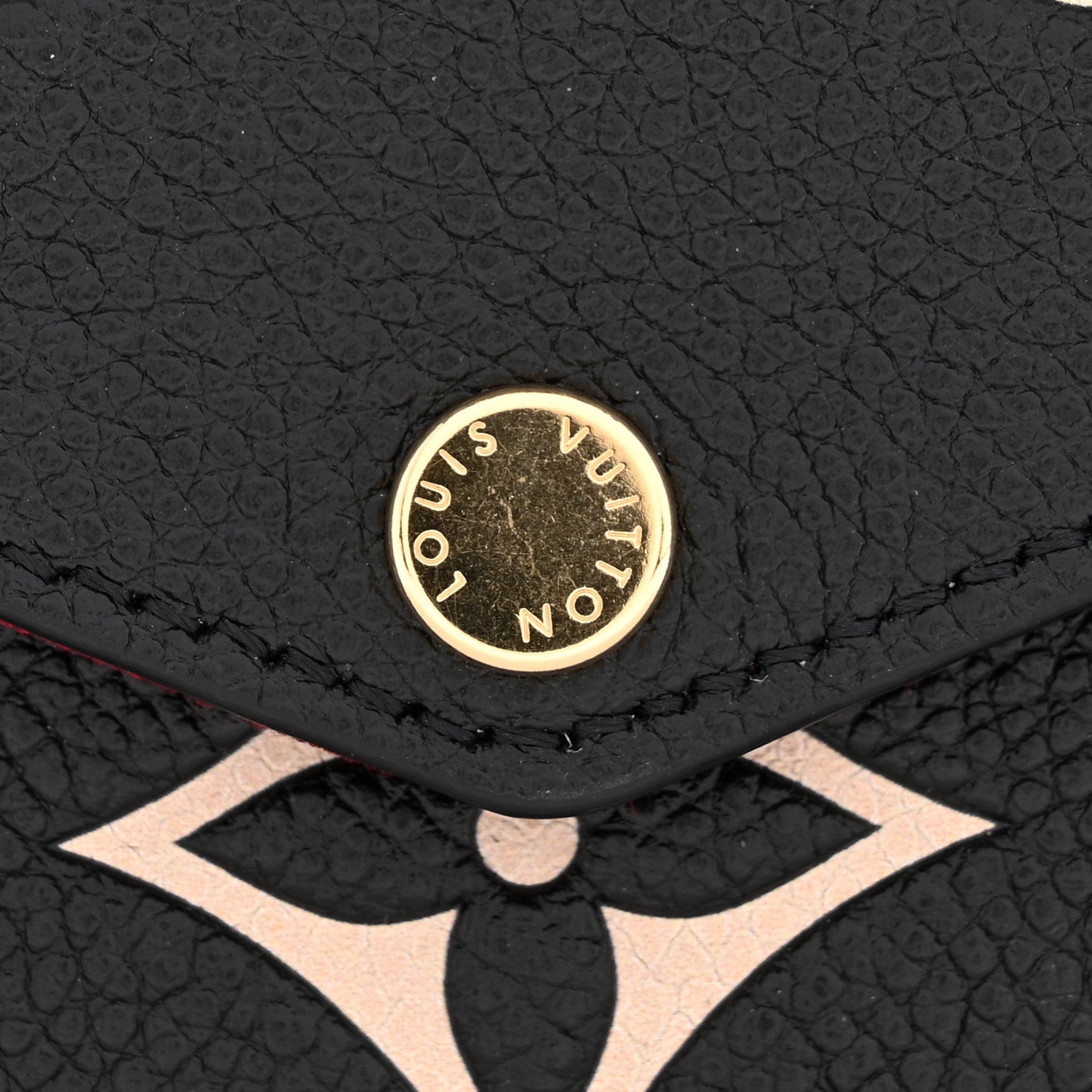 Louis Vuitton Empreinte Monogram Giant Felicie Pochette Black Beige 12 of 12