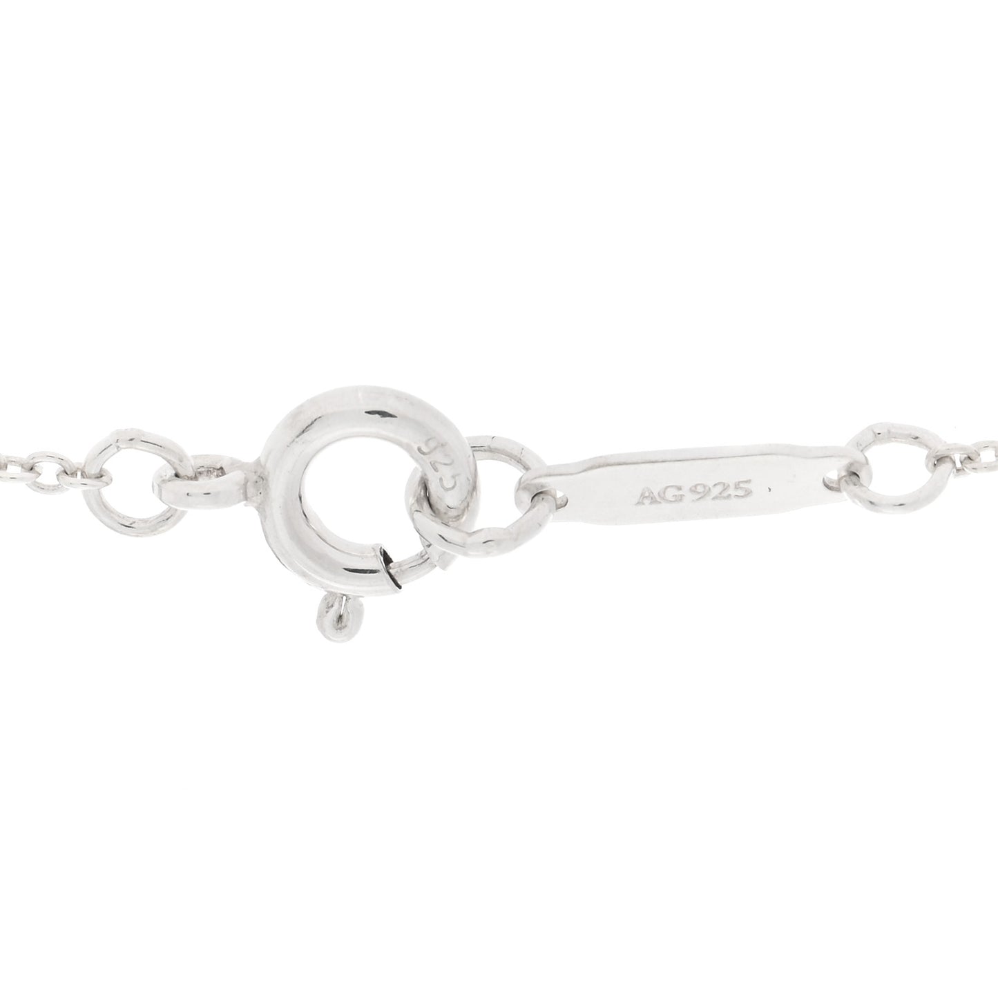 Sterling Silver Medium Atlas Open Pendant Necklace
