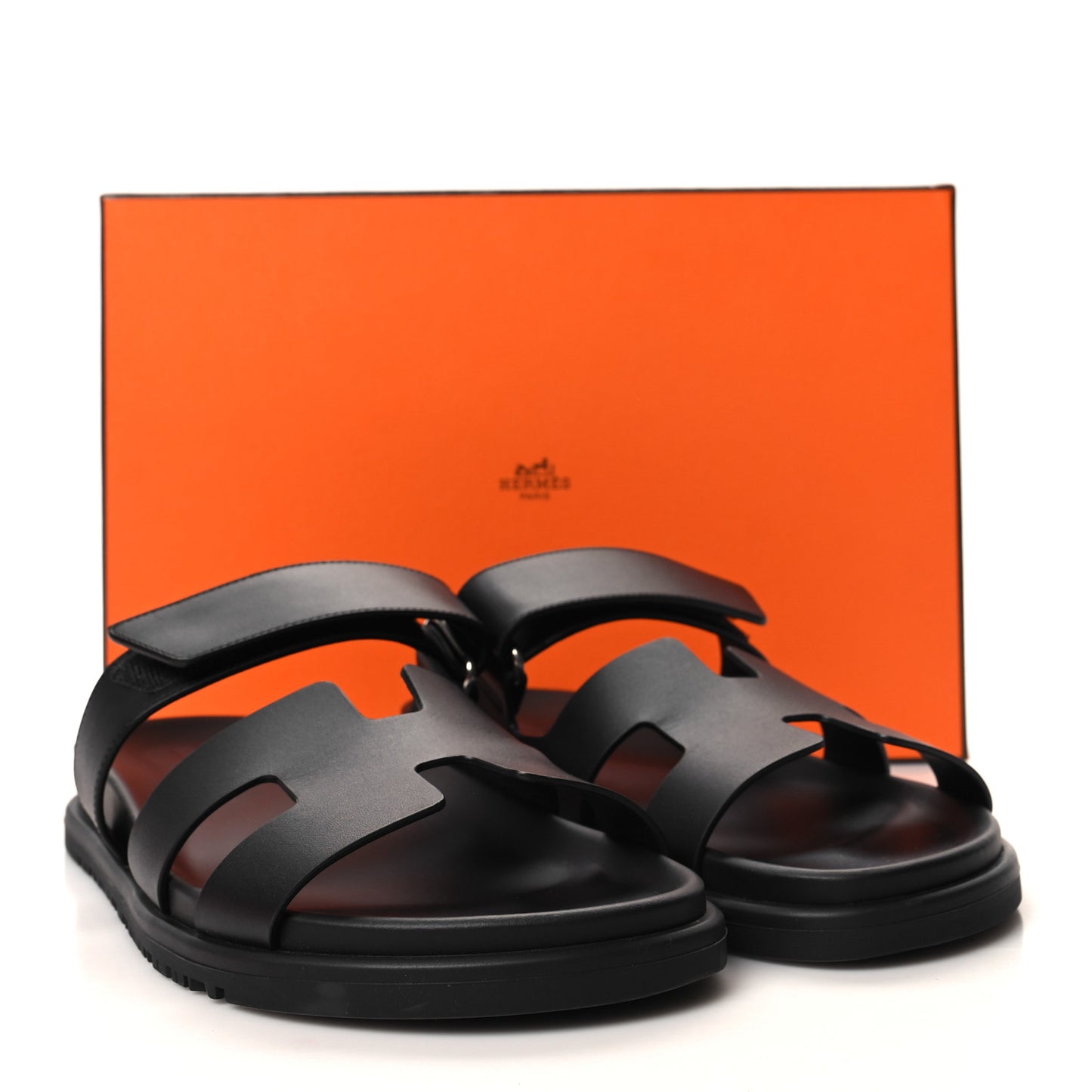 Calfskin Womens Chypre Sandals 39.5 Black