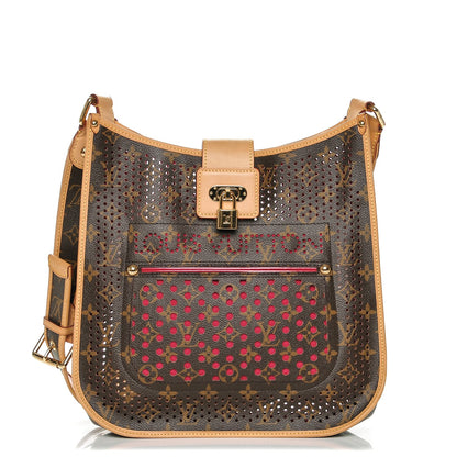 Louis Vuitton Monogram Perforated Musette Fuchsia 1 of 7