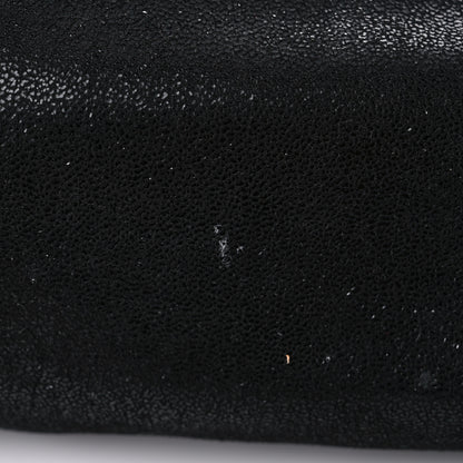 Stella McCartney Embellished Shaggy Deer Small Falabella Fold Over Tote Black 9 of 11