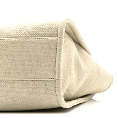 Chanel Mixed Fibers Small Deauville Tote Beige 11 of 11