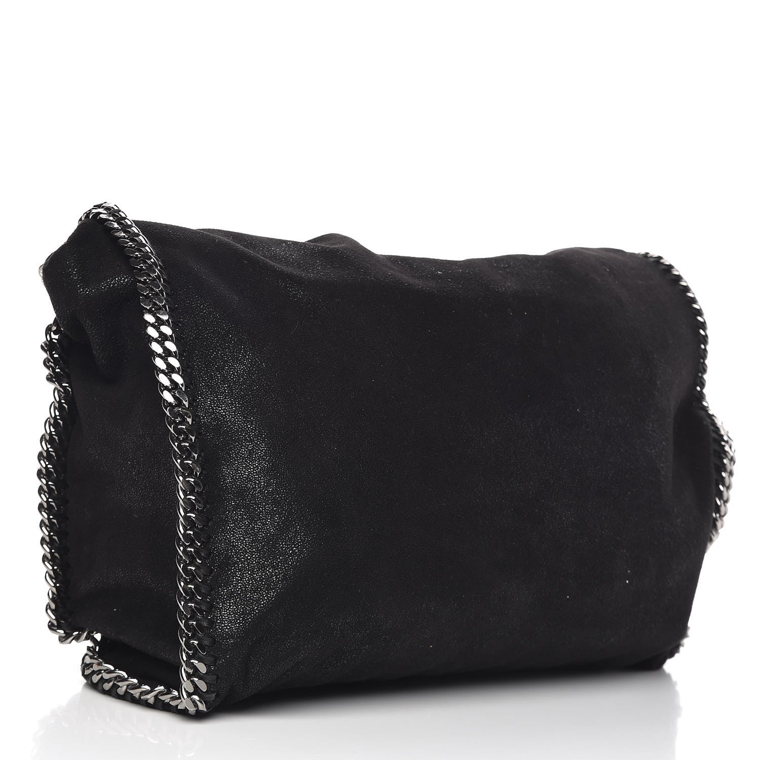 Stella McCartney Shaggy Deer Big Falabella Tote Black 3 of 13