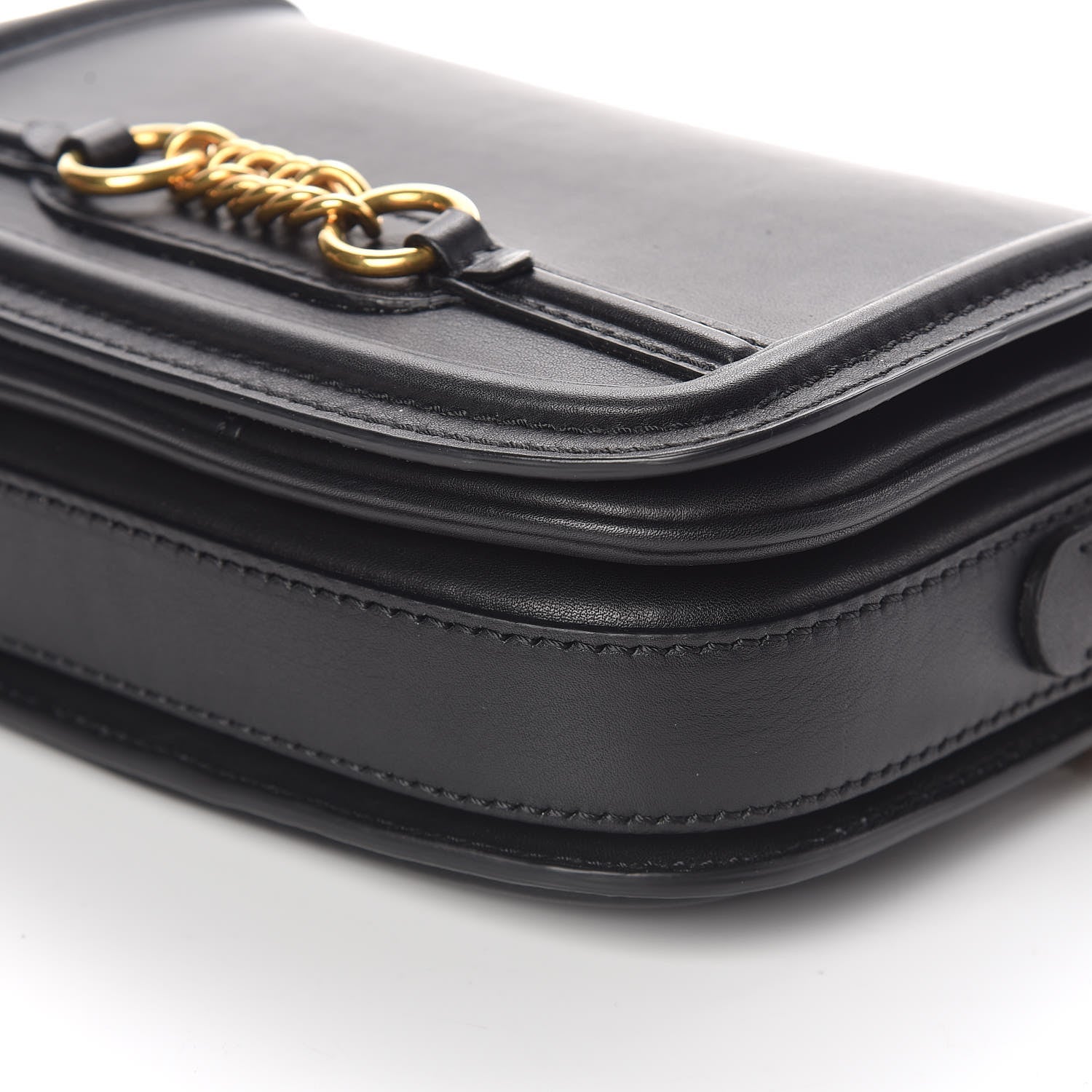 Burberry Smooth Calfskin Link Shoulder Bag Black 10 of 10