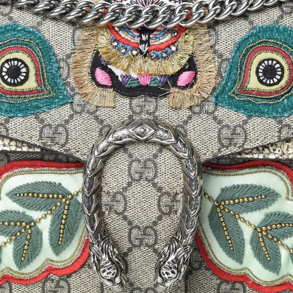 Gucci GG Supreme Monogram Python Embroidered Small Dionysus Shoulder Bag 9 of 18
