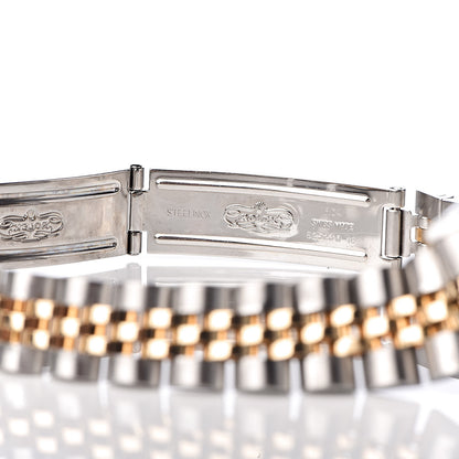 Rolex Stainless Steel 18K Yellow Gold 26mm Oyster Perpetual Datejust Watch Champagne 69173 7 of 9