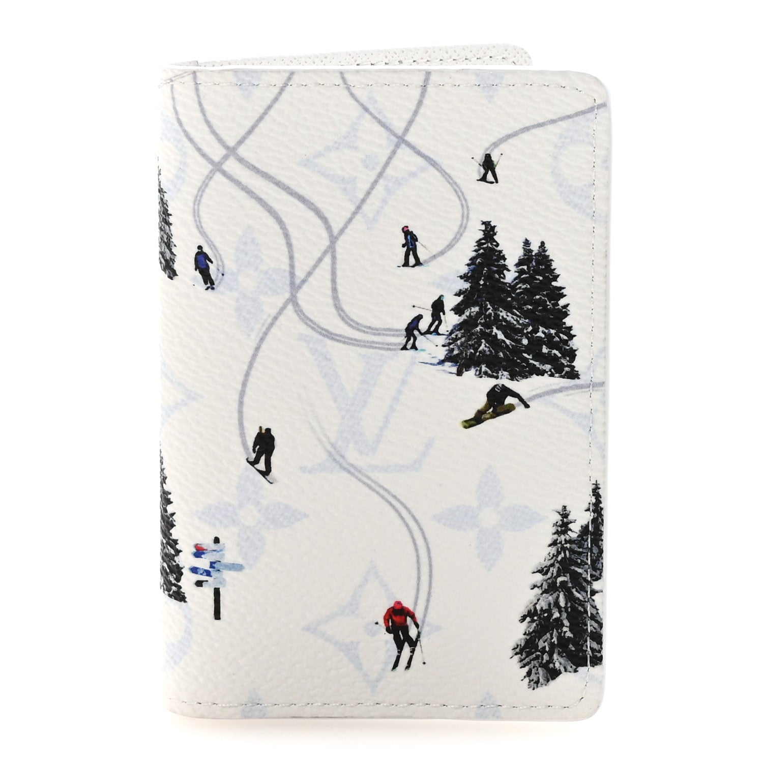 Louis Vuitton Monogram Sports Passport Cover Ski White 1 of 7